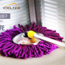 厂家供应 好神拖旋转拖把头 超细纤维拖把头 家洁必用拖把头