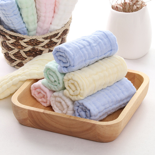 Seersucker, baby towel, type a gauze, 40 pieces of newborn square towel, pure cotton baby gauze, small square towel, saliva towel, baby towel