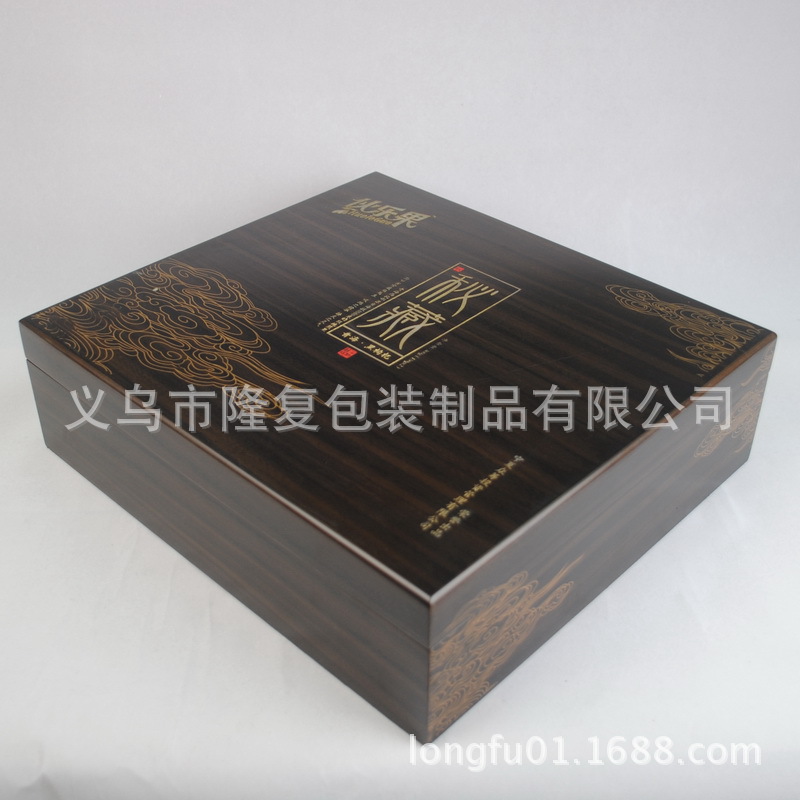 厂家生产雪域臧宝高档木盒 海参礼盒 交房礼盒冬虫夏草礼盒收纳盒