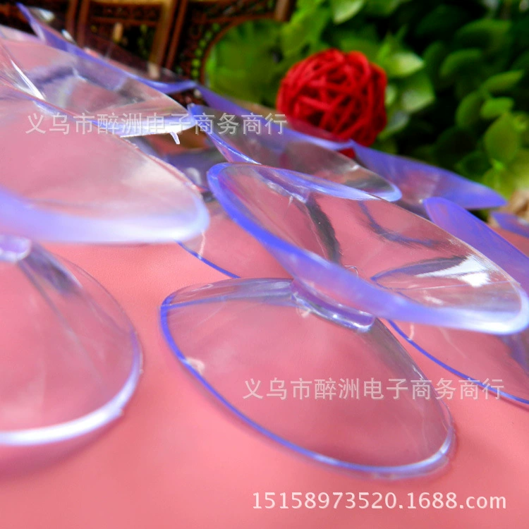 Фабрика в наличии оптом 3,5 см Двусторонняя присоска утолщенная Двусторонняя присоска ПВХ прозрачная стеклянная присоска