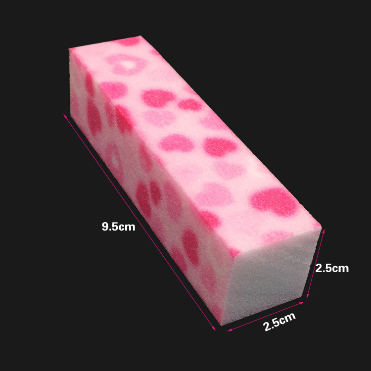 Impresión directa de fábrica de tofu de uñas bloque de molienda de uñas manicura especial cuatro cuadrados en stock suministro