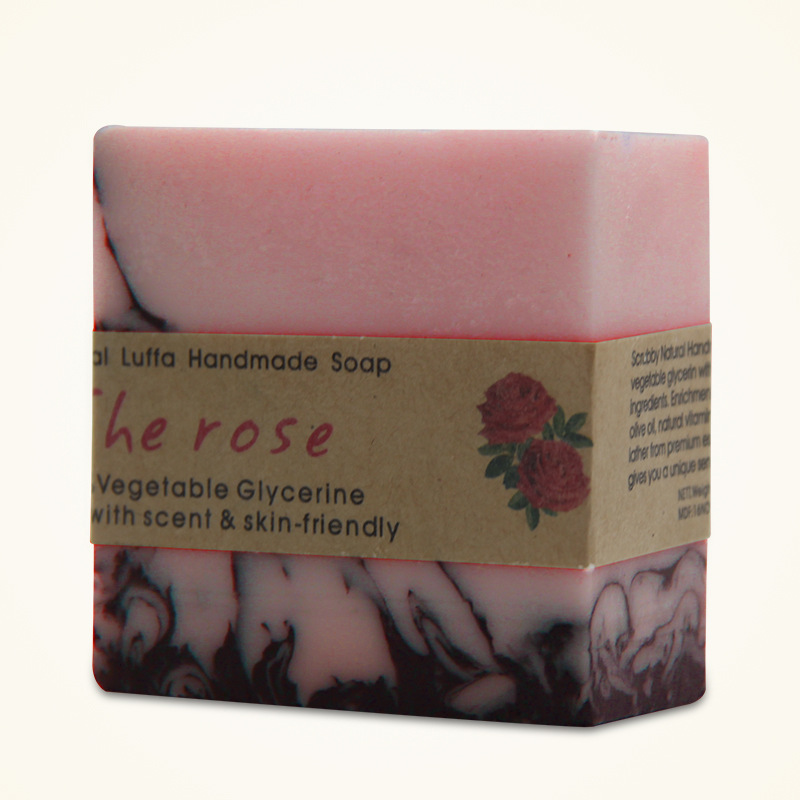 新款玫瑰精油皂 薰衣草皂竹炭牛奶皂茶树精油香皂精油皂 洁面皂