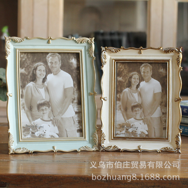 6inch 7inch American Photo Frame Study Bedroom Table Resin Painted Photo Studio Photo Frame Photo Frame