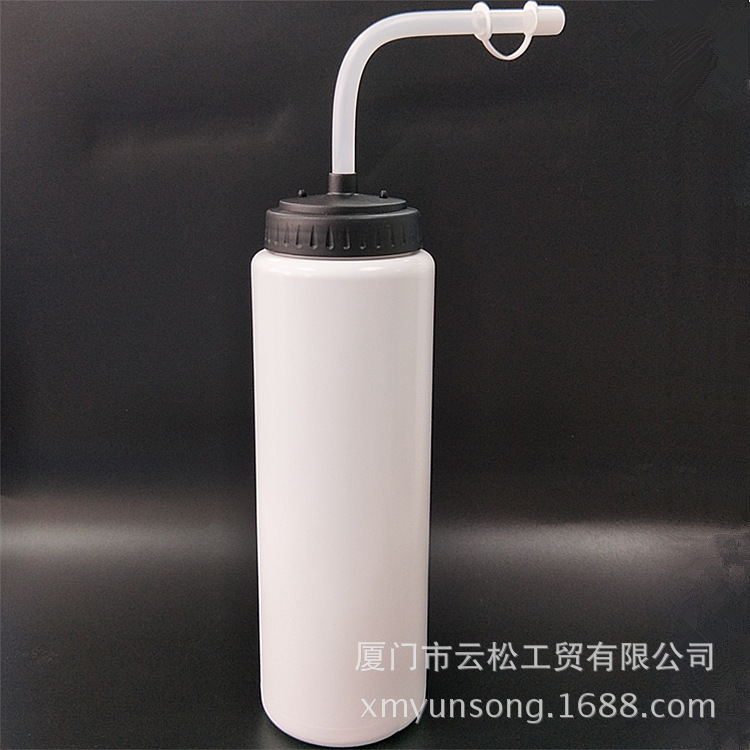 メーカーは700ml/1000mlのpeプラスチック運動水筒にストロー運動ストロー付き水筒水筒を供給している|undefined