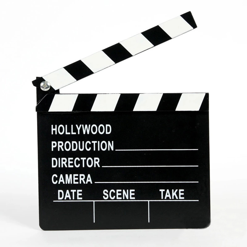Hollywood director board scene wooden track board interest cultivation film shooting board children role play