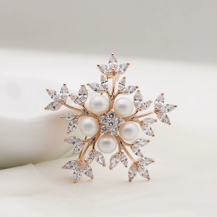 Корейская elegante брошь солнечный элемент, корейский стиль, со снежинками, опт