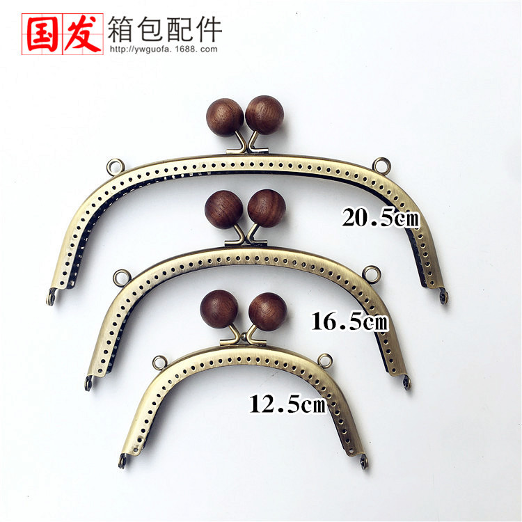 12.5 16,5 20,5 cm arco de madera lisa oro 20 mm tronco de madera maciza de color macizo perlas de dulces japonesas