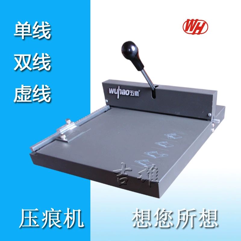 Wuhao 12A многофункциональная ручная машина для прессования три в одном с одним следом и двойной отметкой