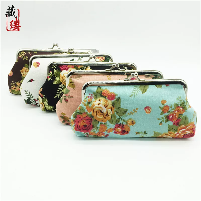 Wallet, long shoulder bag, cloth, children's accessory, storage bag