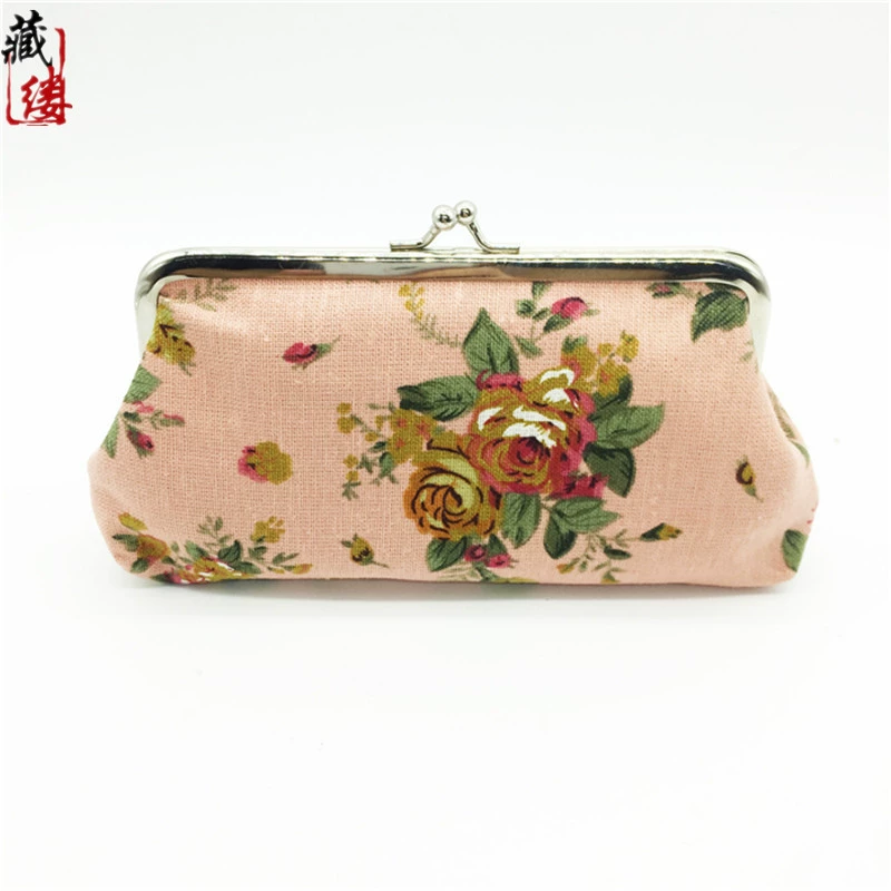Wallet, long shoulder bag, cloth, children's accessory, storage bag