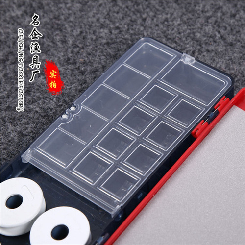 Manufacturer wholesale extended transparent float box accessories box 55cm multi-functional float box fishing gear and fishing supplies