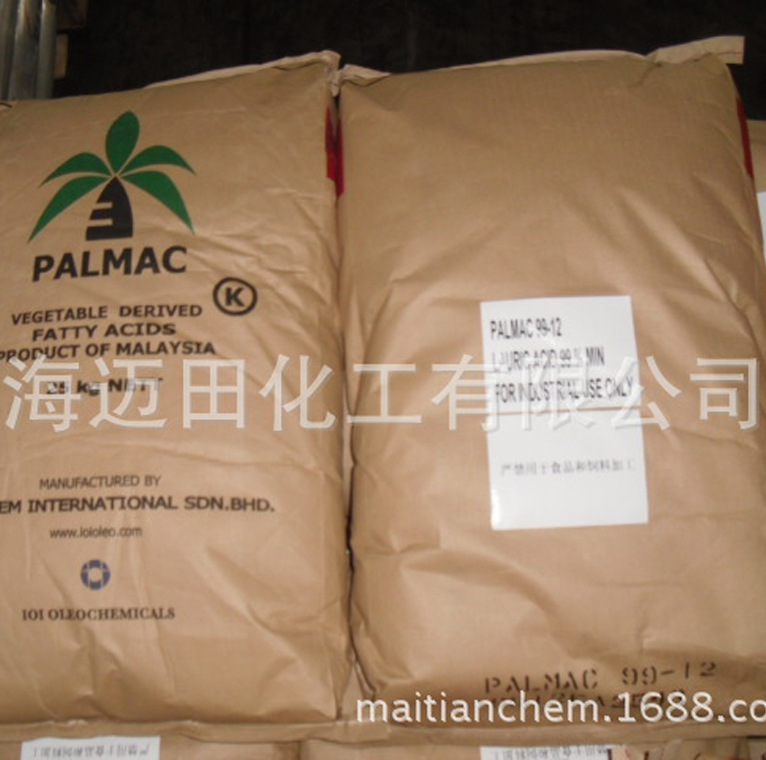 马来西亚椰树食品级月桂酸1299 PALMAC 99-12  IOI酸化学十二酸