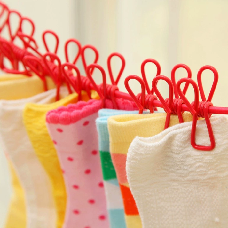 Handheld travel drying rack for home use, windproof clothesline, elastic strap, custom-made