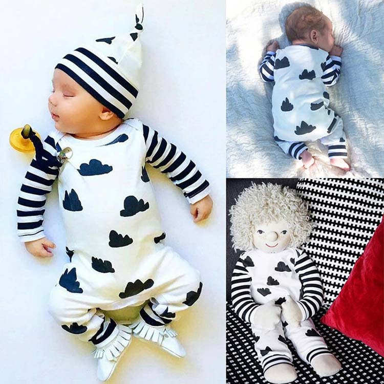 eBay AliExpress cross-border children's clothing INS spring and autumn long sleeve Khayi newborn clothes baby jumpsuit wholesale
