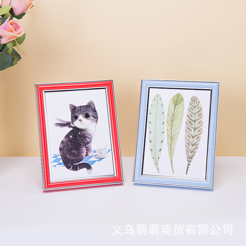 Factory direct creative photo wall pvc plastic table photo frame picture frame wholesale 6 inch a3a4 a generation of hair
