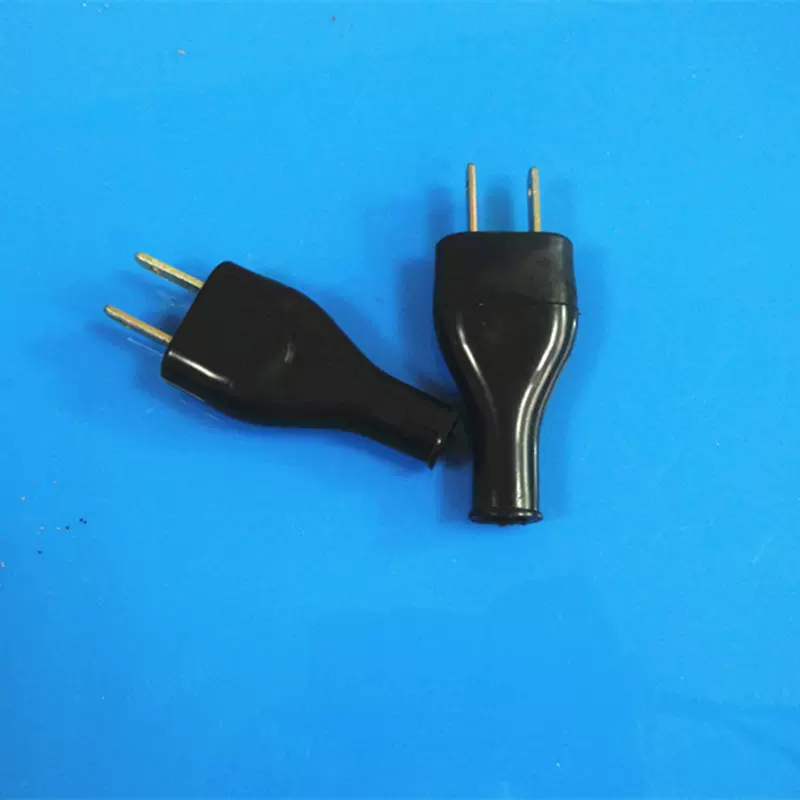 国标美标插头 美规电源组装插头  二级二扁接线插头