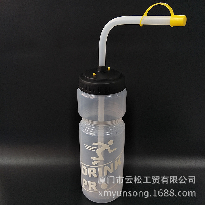 メーカーは700ml/1000mlのpeプラスチック運動水筒にストロー運動ストロー付き水筒水筒を供給している|undefined
