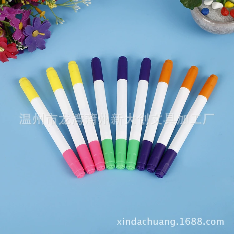Корейские канцелярские товары водяной мел красочный обесцвечивание подсветка Brandy водяной мел 6 цветов в одном втираемый маркер