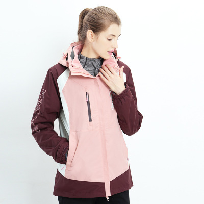 여성-산호 가루 깊은 보르도