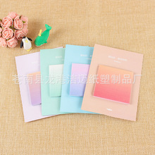 专业生产批发渐变色便签纸 便条记事便贴纸 自粘不留胶便签本