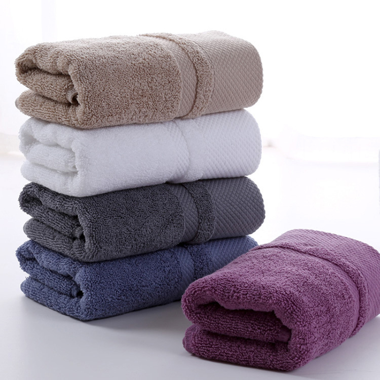 Towel Pure Cotton Thickeneded Adult Face Wash 120g Long Staple Cotton Hotel Cotton Soft Absorbent Logo Wholesale