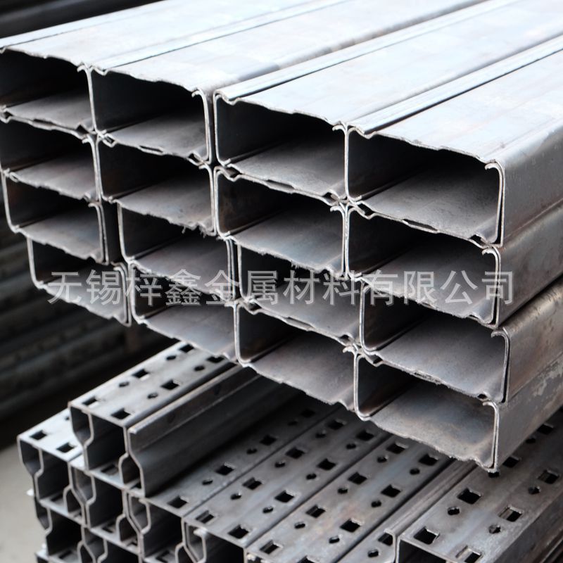 P型抱焊梁50*80过磅无锡横梁式物联网用货架型材直供货架钢材