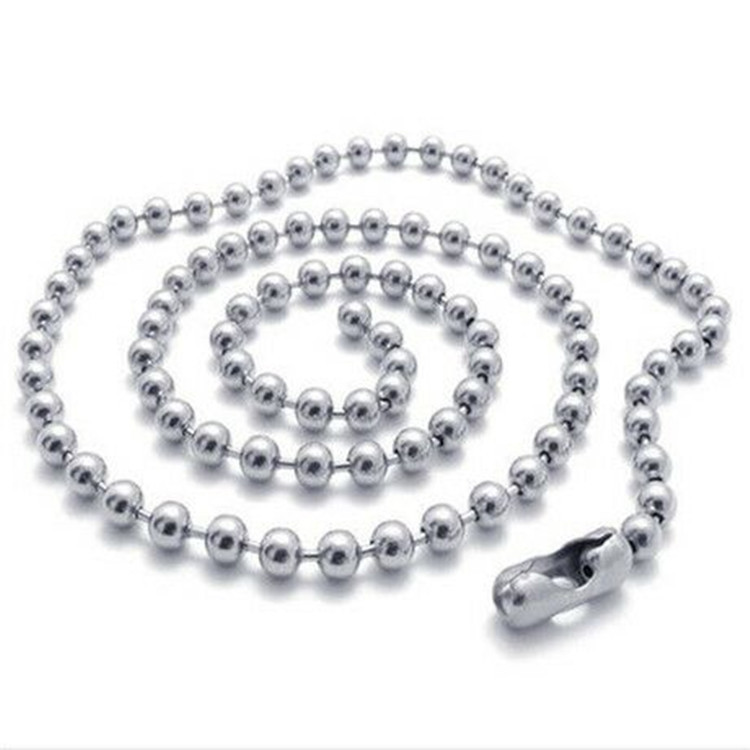 Spot wholesale 304 stainless steel bead chain long and short bead chain wave baby chain copper iron bead chain curtain clothing tag Spot wholesale 304 stainless steel bead chain long and short bead chain wave baby chain copper iron bead chain curtain clothing tag