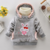 Autumn cartoon jacket, velvet scarf, rabbit, winter sweatshirt, Aliexpress, new collection