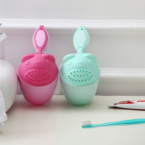 Wholesale thickened baby shampoo cup, baby bath water scoop, shower water scoop, children's water scoop, plastic