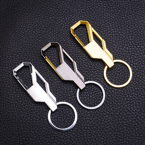 Metal keychain new key chain car ornament advertisement small gift LOGO engraved one-stop service