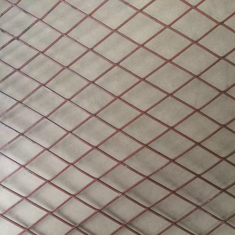 【厂家批发】红色钢板网 1.5*10米  2.0*10米 多种规格