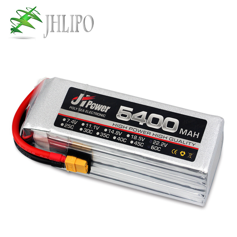 JH聚海5400mAh5s60C固定翼锂电池涵道航模飞机专用高倍率厂家直销