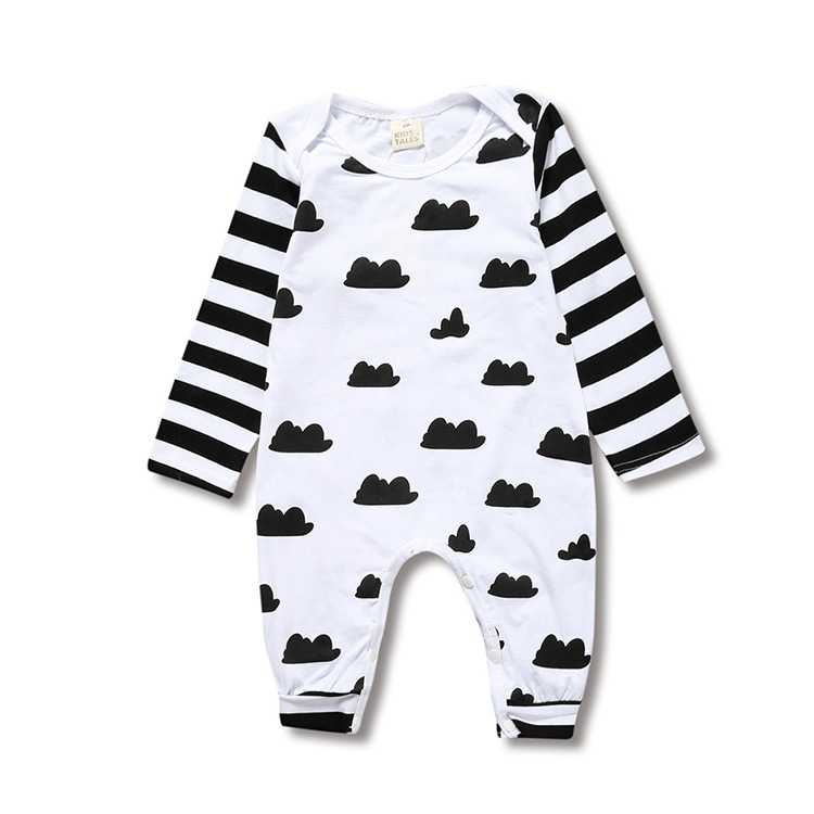 eBay AliExpress cross-border children's clothing INS spring and autumn long sleeve Khayi newborn clothes baby jumpsuit wholesale