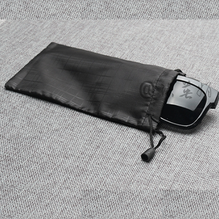 Black Yage Glasses Bag Beam Double Drawstring Glasses Bag Factory Wholesale Low Price Universal Glasses Bag