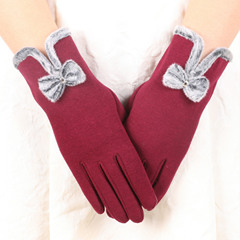 Women's Warm Winter/Spring Thermal Gloves with Anti-Slip Pile Lining—Cute, Cold-Proof, and Touchscreen-Friendly for Outdoor Riding and Mobile Phone Use, Perfect for Cross-Border Shopping