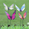 Simulation Butterfly Flower Insert Poor Gardening Pot Pot Pot Popular Plant Shopping Mall Flashing Decoration