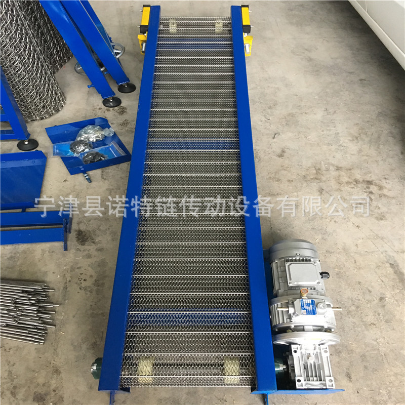 不锈钢茶叶烘干多层网带输送机 Z型爬坡提升机无动力滚筒输送机