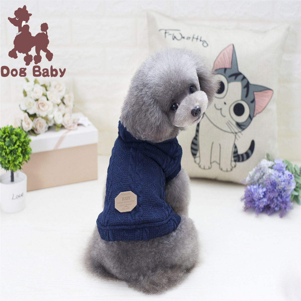 Ropa para mascotas ropa para perros ropa para mascotas Otoño e Invierno peluche perro pequeño de lana de tres colores de dos patas de algodón acolchado ropa al por mayor
