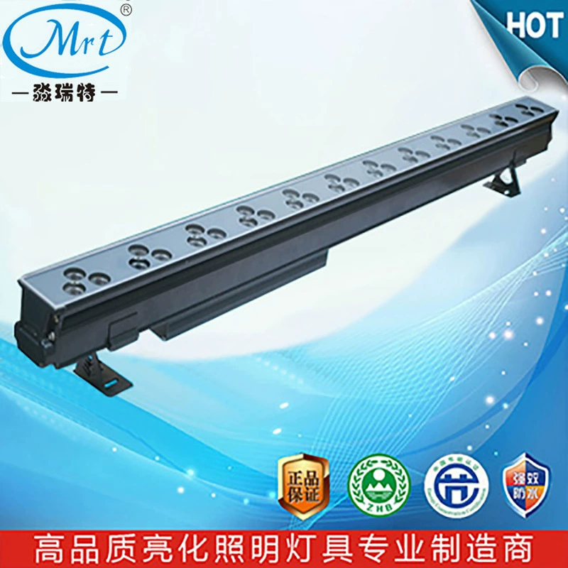 Светодиодный мощный монохромный RGB внутренний и внешний пульт дистанционного управления, рекламный щит, строительный контур, стена, проекционная линия стирки, 72 Вт