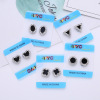 Strong magnet, fashionable magnetic cute earrings, Japanese and Korean