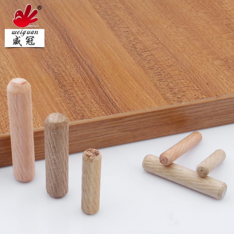 Graminewood Eucalyptus Birch Beech Wood Swine Wood Dowel Wood Plug Round Wooden Stick Twill Furniture Connector m6m8m10mm12