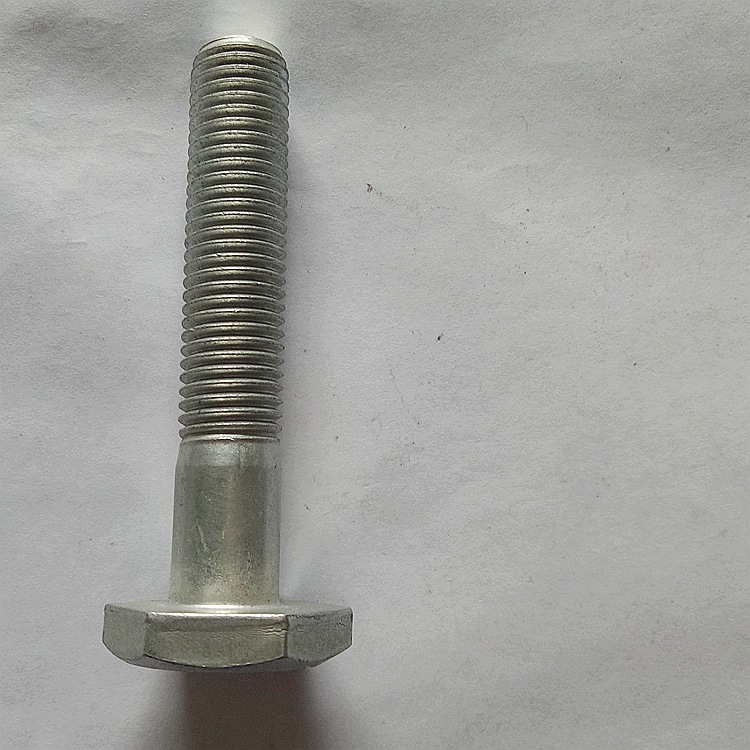 10.9级镀锌六角头螺栓半牙外六角头螺丝耐腐蚀加长外六角螺栓M8