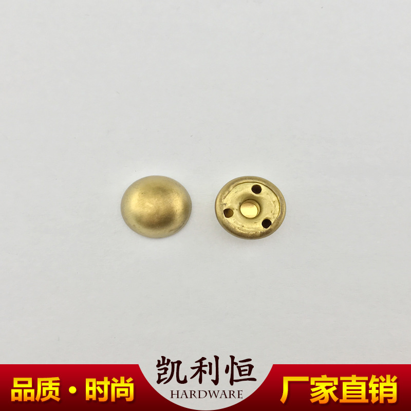 厂家直销黄铜材质的12MM蘑菇撞钉面   现货供应 金属高品质