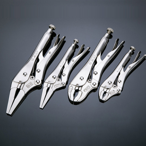 Weida multifunctional powerful pliers round mouth with edge flat mouth straight mouth clamping pliers labor-saving pliers quick clamp C-type powerful pliers