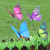 Simulation Butterfly Flower Insert Poor Gardening Pot Pot Pot Popular Plant Shopping Mall Flashing Decoration