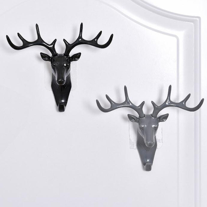 Hook Antler Shape Storage Sticky Hook Kitchen Bathroom Hook Storage Rack Wall Creative Wall Personalized Hanger Hook Antler Shape Storage Sticky Hook Kitchen Bathroom Hook Storage Rack Wall Creative Wall Personalized Hanger