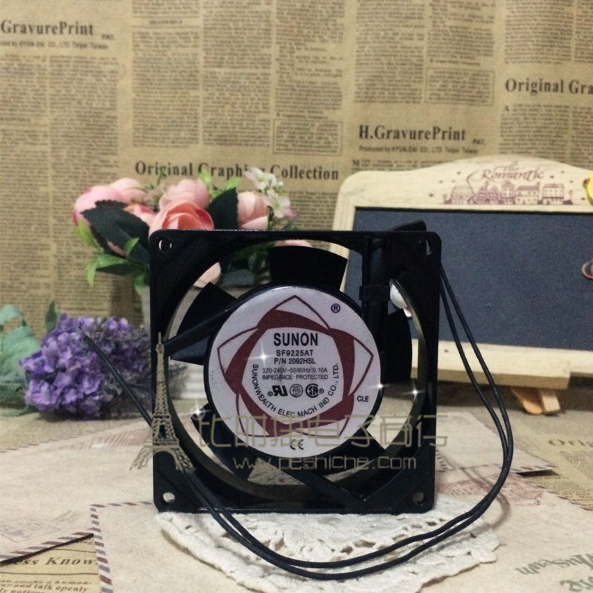 SF9225AT P/N2092HSL轴流风扇9225 220V轴流散热冷却风扇