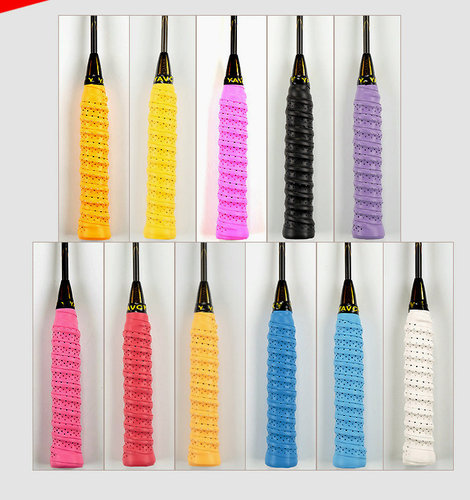 Wholesale badminton racket keel hand glue sweat-absorbent belt fishing rod grip belt ribbed belt tennis racket handle leather