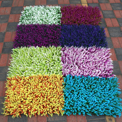 仿真草坪塑料草皮彩色尤加利綠植牆植物牆面裝飾綠植物綠雕塑材料