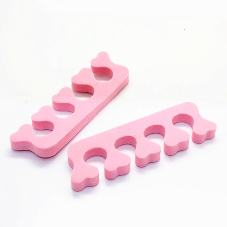 Carefully Selected Manicure Tools, Colorfulful Finger Separators, Cotton Sponge Toe Separators, Universal Toe Separators for Hands and Feet, Random Colors